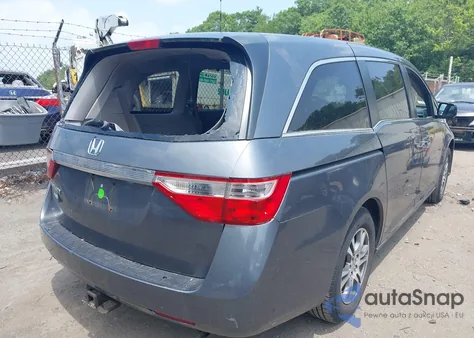 2011 Honda Odyssey Ex-L from USA, damaged, VIN 5FNRL5H62BB101744